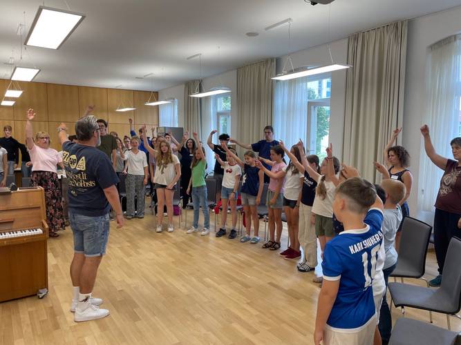 Kinder singen im Kinderchor