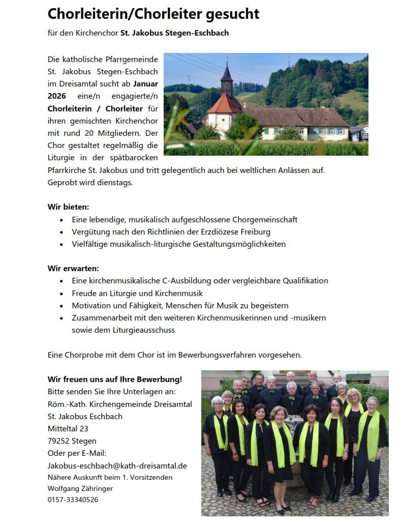 Quelle: Röm.-kath. KiGe Dreisamtal